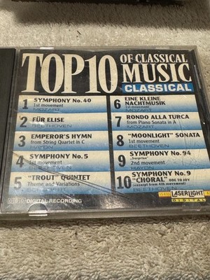 Top 10 Of Classical Music CD - GOOD CONDITION!!!