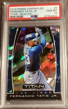 2019 Panini Chronicles Titan Fernando Tatis Jr. #3 Rookie Blue Ice /99 PSA 10