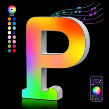 OJQ Light Up Letters LED Letter - Marquee Room Girls Bedroom Decor P