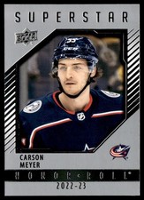 2022-23 Upper Deck Honor Roll Carson Meyer Columbus Blue Jackets #HR73