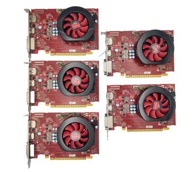 5x AMD Radeon R9 360 2GB GDDR5 PCIe HDMI DP DVI Video Graphics Card - 01MPR3