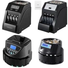 Uimoso USD Coin Sorter Wrapper and Roller 230/300 Coins/min 4 Coin Tubes