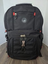 Shrradoo Extra Large 50L Travel Laptop Backpack with USB Charging Port Black EUC