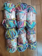 Yarn Bee Jewel Song Yarn - Bird of Paradise, Lot Of 6 Yarns