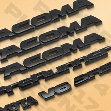 7 Door Rear Emblem Overlay Kit For 2005-2015 Tacoma Prerunner SR5 V6 Accessories