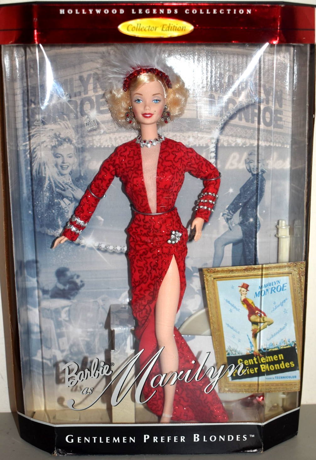 1997 Collector Edition Gentlemen Prefer Blondes MARILYN MONROE Vintage Barbie