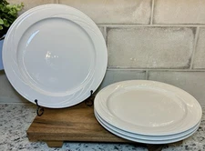 Set Of 4 Syracuse China Cascade Ivory Charger/Chop Plates 12"