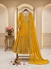 ANARKALI DRESS PAKISTANI INDIAN ETHNIC GOWN BOLLYWOOD SUIT WEDDING PARTY WEAR