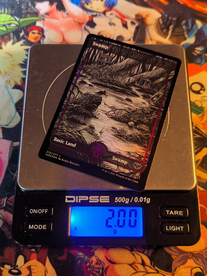 MTG Swamp V.2 🇬🇧  Nm Full Art Gothic Horror FOIL Innistrad: Crimson Vow OG - Bild 4 von 4