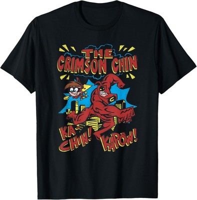 Fairly OddParents The Crimson Chin Comic Book Sketch Cartoon T-Shirt