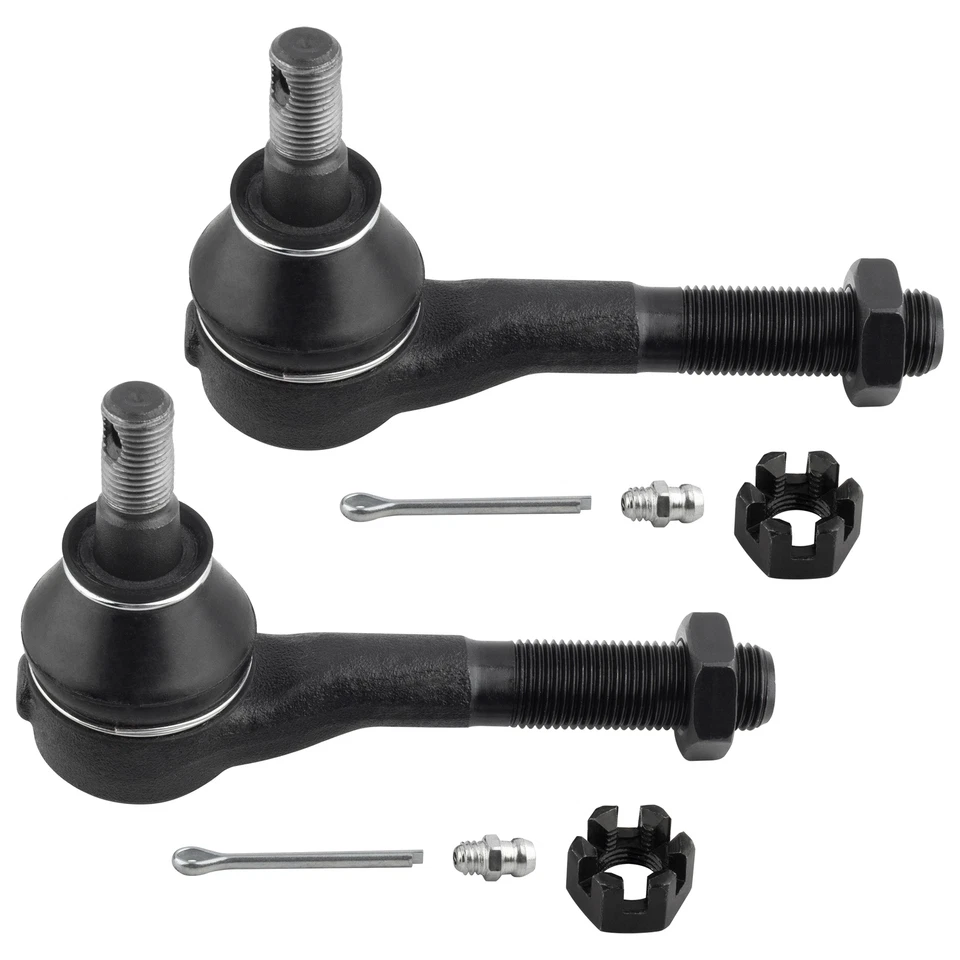 Extremo de varilla de amarre interior exterior rótula inferior superior delantera 8 piezas para Mitsubishi Montero Foto 4 de 4