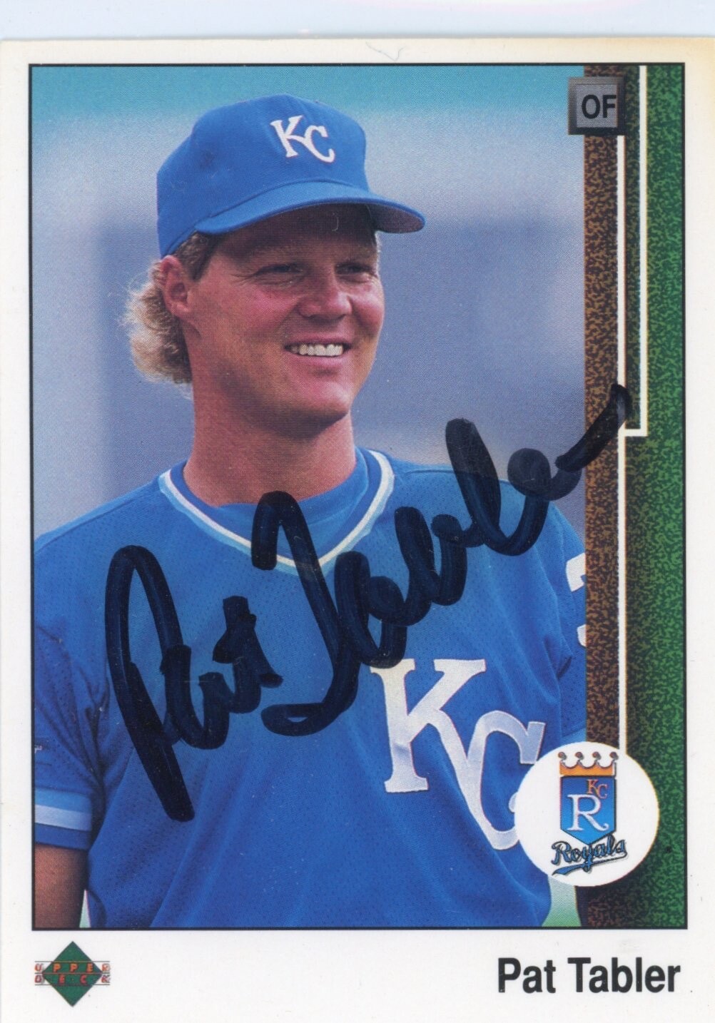 1989 Upper Deck  Pat Tabler   Auto   Kansas City Royals   233