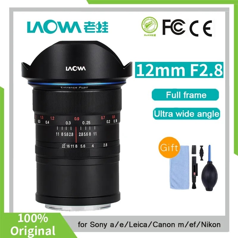 Laowa 12mm F2.8 Full Frame Super Wide Angle Lens for Canon Nikon