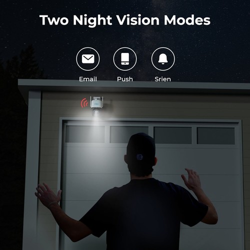 Reolink Telecamera da a Batteria Esterno 2K WiFi PTZ Zoom 6X Notte di colori - Picture 8 of 14