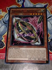 Carte YU GI OH CHAKRAM - ARTEFACT DUEA-FR033 x 3