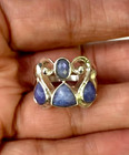 HSN Jay King Sterling Silver Tanzanite Multi-Shaped Stone Ring Size 6 — photo 6