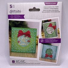 Gemini Create-A-Card Interchangeable Holly Frame For Die Cutting Machine