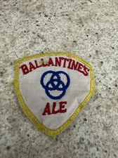 Vintage RARE 70’s Ballentine Ale  Patch Misspelling Ballentine’s