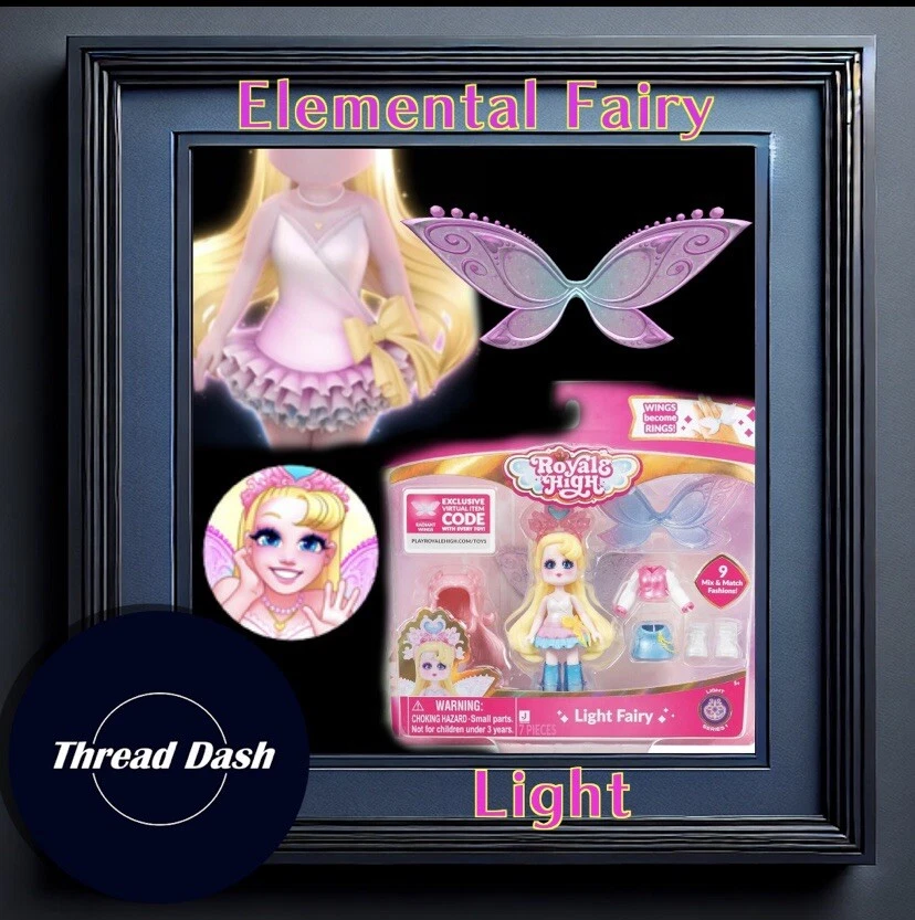 Royale High Light Fairy Code Only Sent Through EBay Messages - Bild 1 von 2
