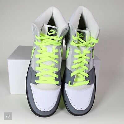 Nike Court Force Hi Basic 2008 Vintage Grey/Neon Green 12 (314362-171) |