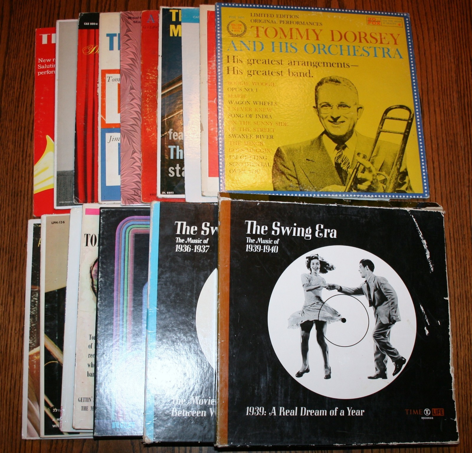17 VINYL RECORDS ALL BIG BAND SWING JAZZ SEE PHOTOS-image