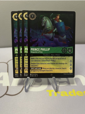 Disney's Lorcana Emerald Playsets x4 NM Commons, Uncommons, Rares, Super Rares