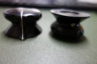 1 Ea RCA / BIC -1 1/2" Bakelite 1/4" Shaft - Brass Insert "copy" Audio Knob