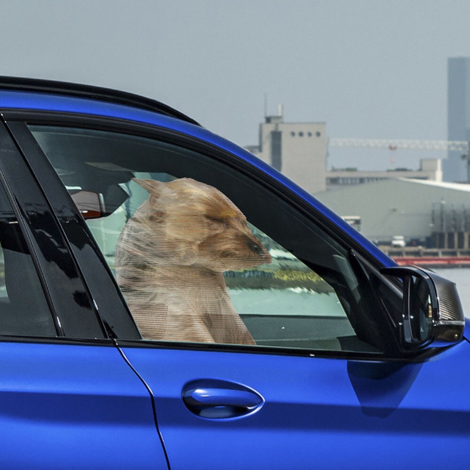 3D Animal Pattern Sticker Funny Christmas Fridge Cartoon Dog