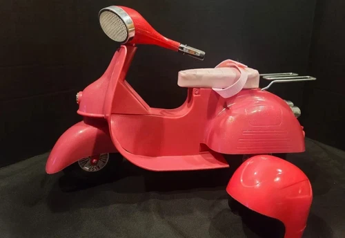 Our Generation OG 18" Hot Pink Vespa Scooter w/ Journey Girls Helmet 