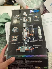 Space Exploration Rocket Building Toys, Collectible Display Model Set, Ideas Gif
