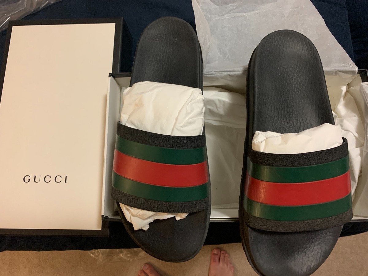 Used size 12 Gucci flip flops. Gucci Gucci Flip Flops | Grailed main image 3