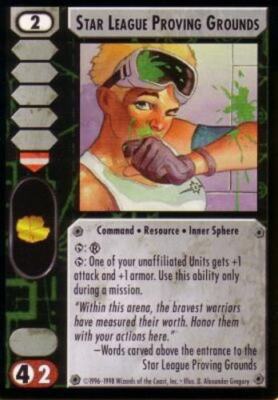 1x  Star League Proving Grounds - U Ungraded Crusade - Battletech