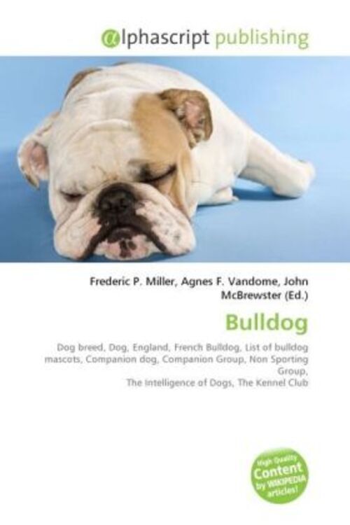 Frederic P. Miller (u. A.) | Bulldog | Taschenbuch | Englisch