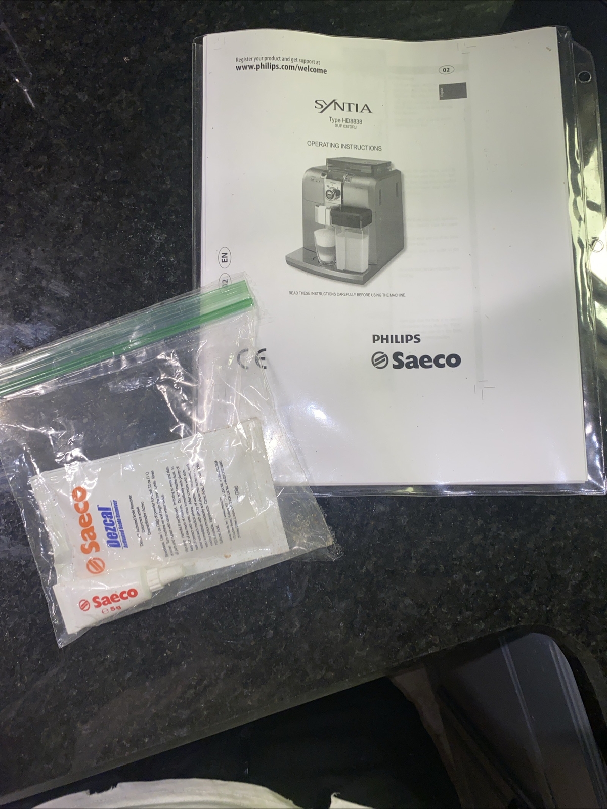 Phillips Saeco Super Espresso Machine Syntia HD8838 With Manual Tested