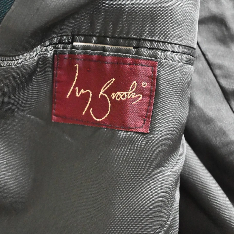 Blazer Abrigo Deportivo Chaqueta De Colección Hecho en EE. UU. 44L Verde Oscuro Dorado Botón Masters Para Hombres Foto 4 de 4