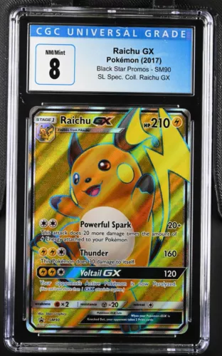 CGC 8 Raichu GX SM90 Sm Promos Holo