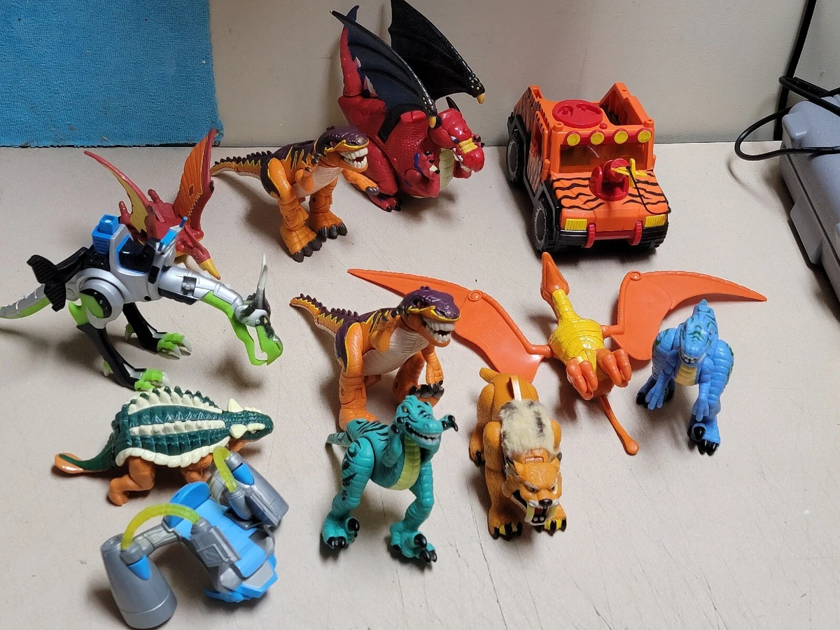 HUGE LOT Imaginext Large Mega Dinosaur Lights Sounds Moves 2005