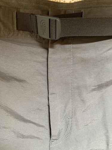 THE NORTH FACE Hiking Shorts Mens Sz 38 Gray 100% Nylon Belted Flex Quick Dry - Picture 4 of 23