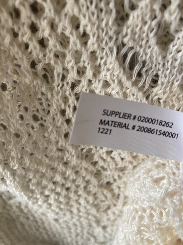 Lauren Ralph Lauren Women's Cardigan Extra Large Winter Cream Knit Half Sleeves - Picture 8 of 14