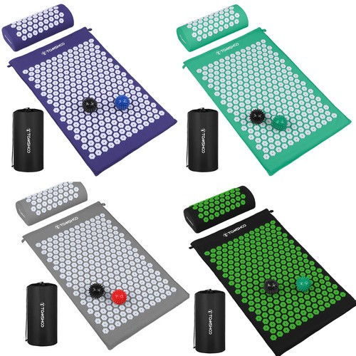 TOMSHOO Acupressure Mat Set Pillow Massage Set for Muscle Relaxation B2J9 - Picture 11 of 11