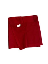 1 Springs Global Luxury Valance Short Curtain Solid Red Twill Discontinued