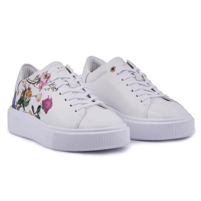 Ted Baker Women's Ahfira Floral Print Satin Lace Up Sneakers |  Bloomingdale's