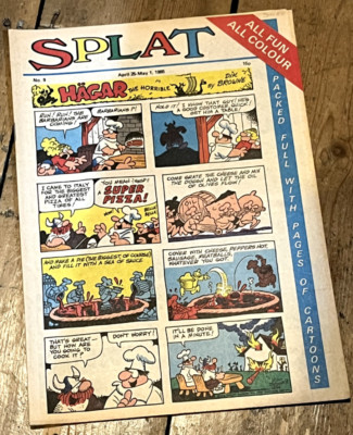VINTAGE 1985 SPLAT COMIC ISSUE No.9 GOOD CONDITION FOR AGE