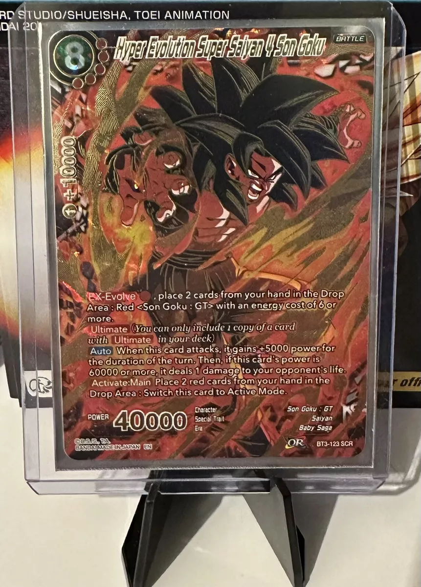 Hyper Evolution Super Saiyan 4 Son Goku (SCR) - 5th Anniversary Set - Dragon  Ball Super CCG