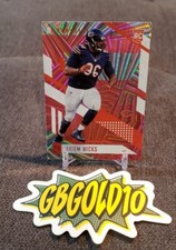 2017 UNPARALLELED AKIEM HICKS PINK WEDGES ROOKIE RC #144 CHICAGO BEARS SP RARE