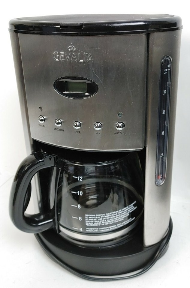 Gevalia Kaffe CM500 Programmable 12cup Automatic Coffee Maker Black