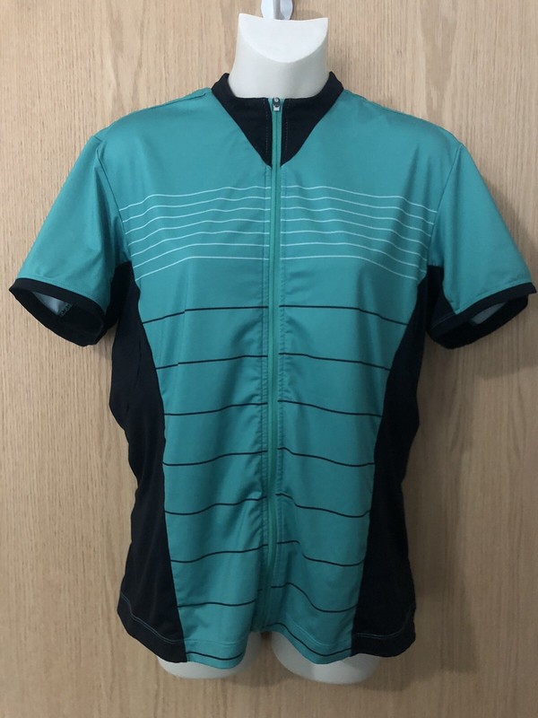 Specialized Racing Jersey Teal Cycling SZ L Women's Bike Shirt