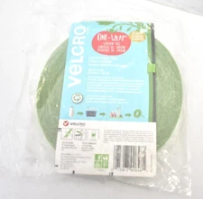 Velcro One-Wrap Garden Ties Cut To Length Tape 75' x 1/2" Green Support