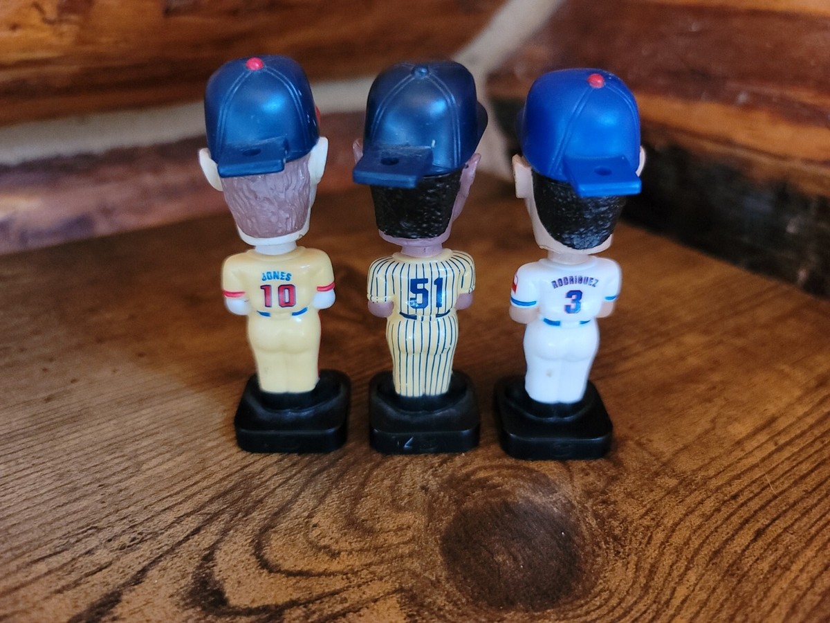 Bernie Williams,Chipper Jones & Alex Rodriguez MLB Mini
