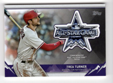 TREA TURNER 2021 TOPPS BASEBALL UPDATE SERIES MLB ALL-STAR GAME PATCH